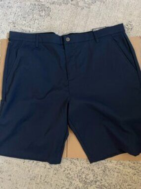 🧡3/$15 NWT Kirkland Signature Deep Navy Performance Shorts 40